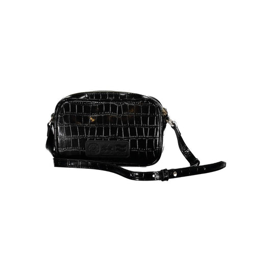 Black Polyethylene Shoulder Bag