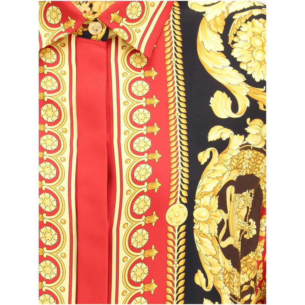 Multicolor Silk Pattern Shirt