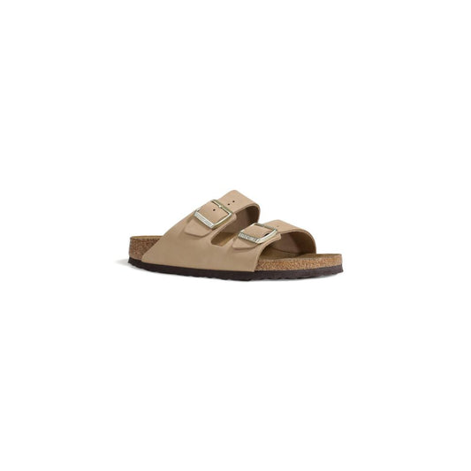 Beige Nubuc Leather Sandal