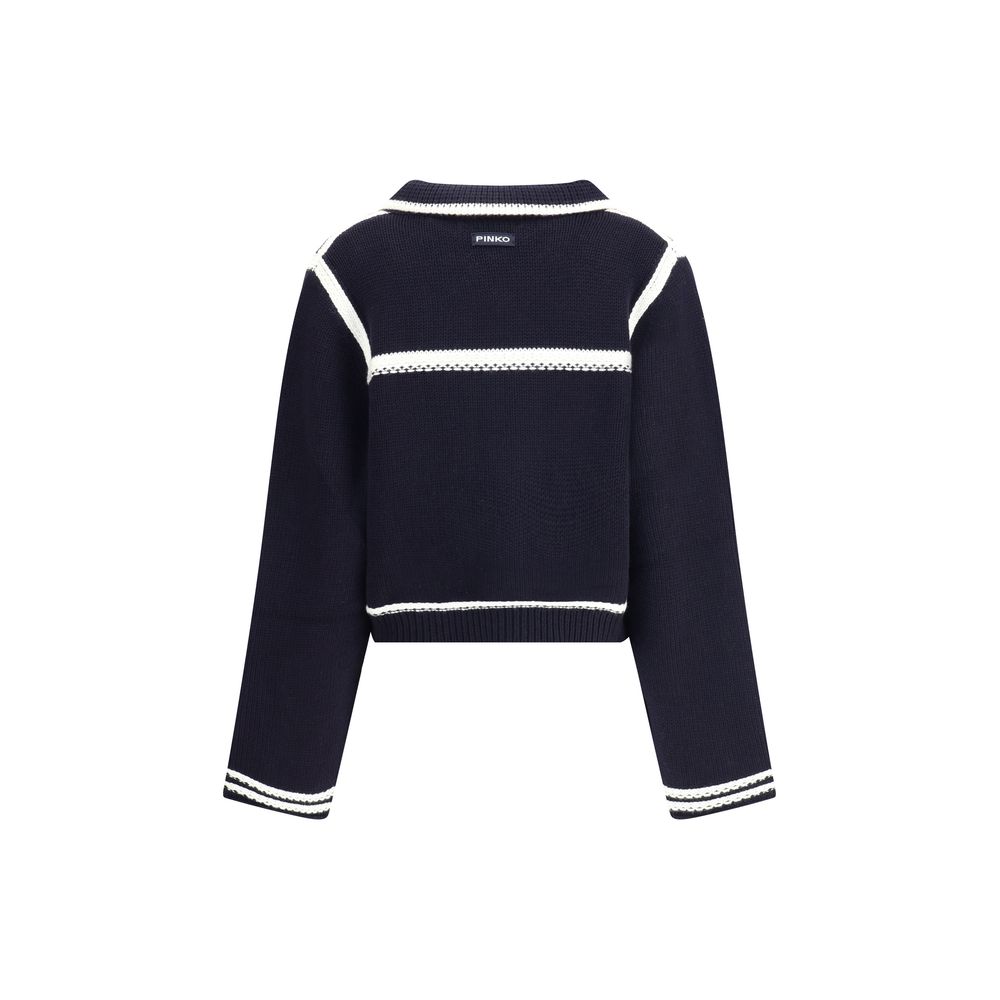 Blue Wool Cardigan