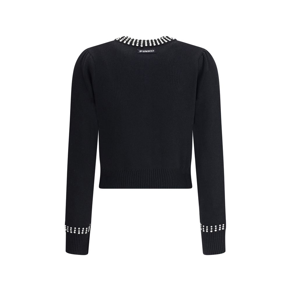Black Nylon Cardigan