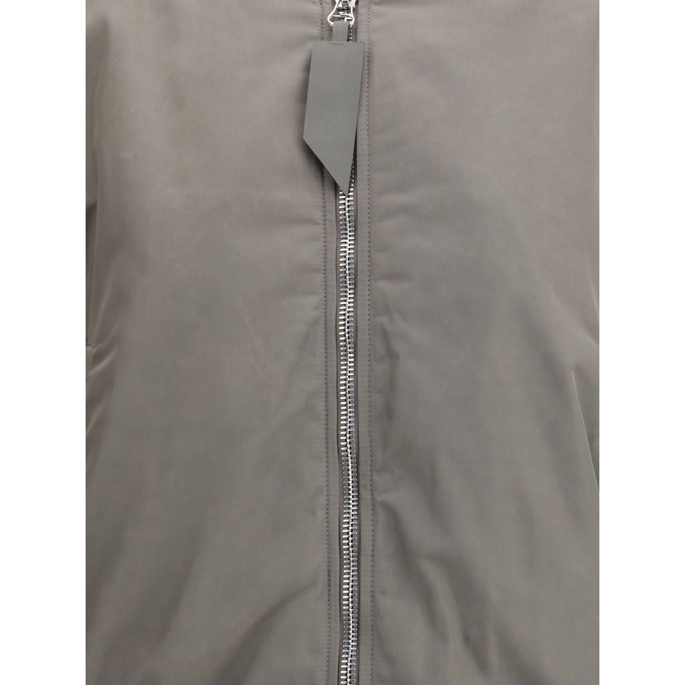 Green Polyester Bomber