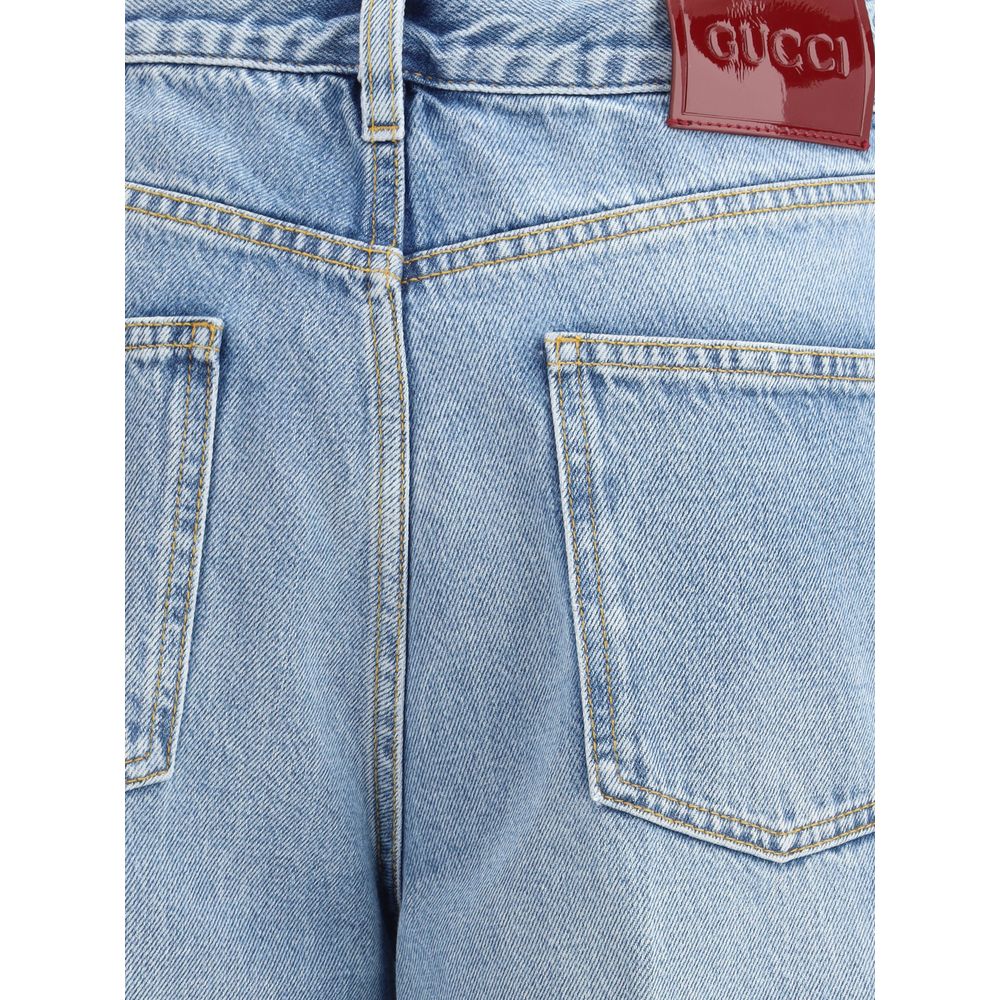 Light Blue Cotton Jeans Denim