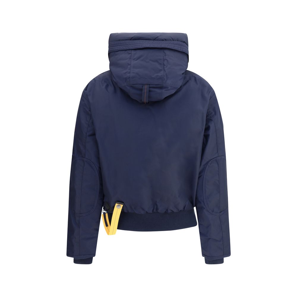 Blue Nylon Bomber