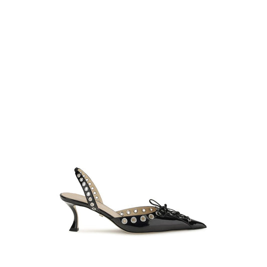 Black Calf Leather Bos Taurus Lace-Up