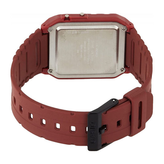 Red Resin Digital Watch