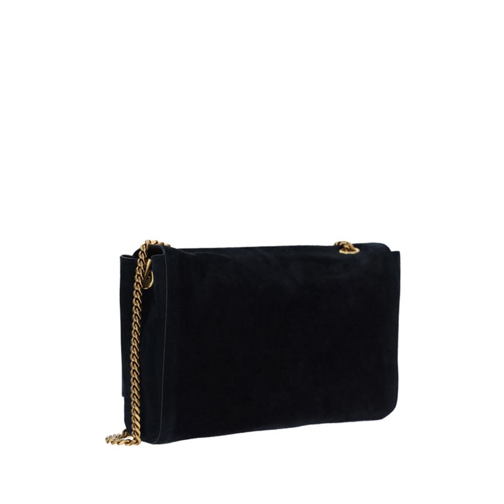 Black Calf Leather Bos Taurus Shoulder Bag