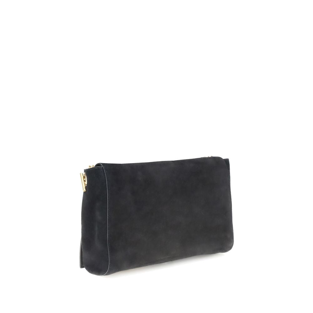 Black Calf Leather Bos Taurus Shoulder Bag