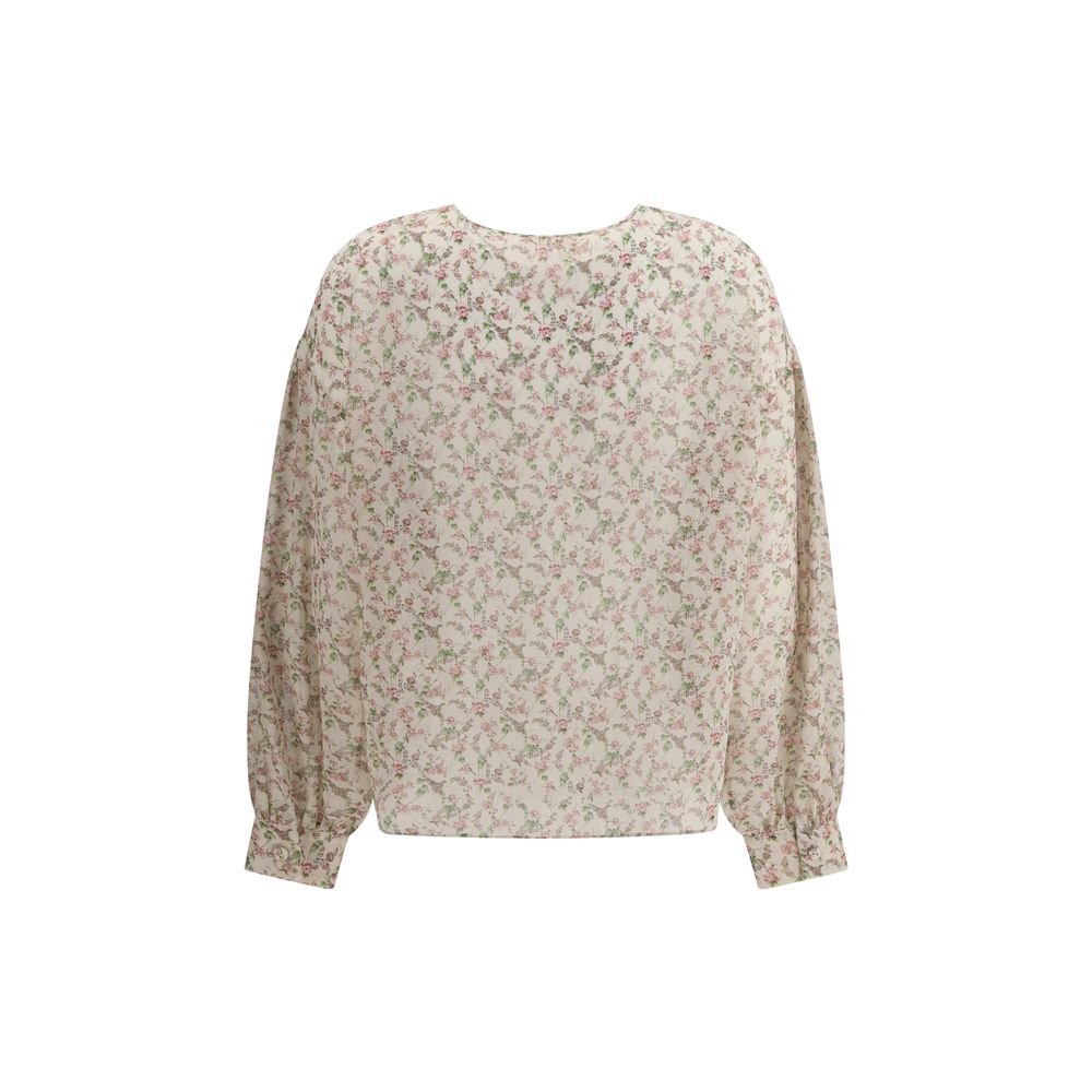 Multicolor Silk Pattern Shirt