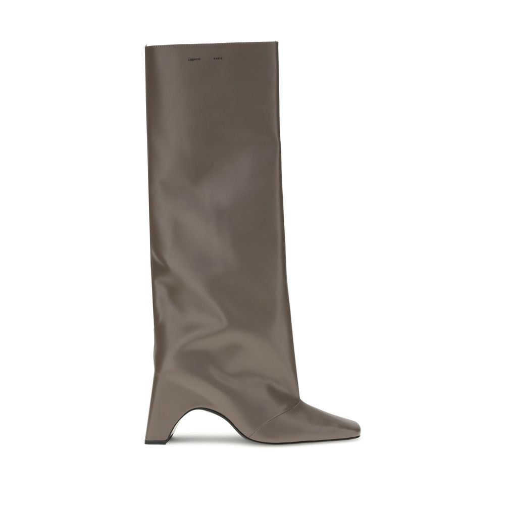 Gray Calf Leather Bos Taurus Boots