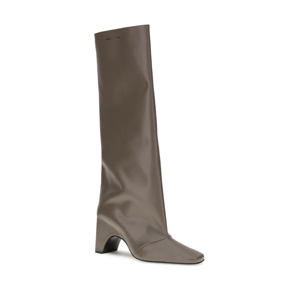 Gray Calf Leather Bos Taurus Boots