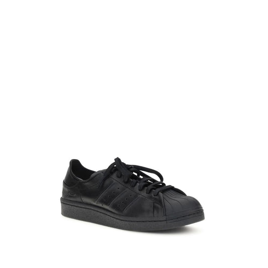 Black Calf Leather Bos Taurus Sneakers