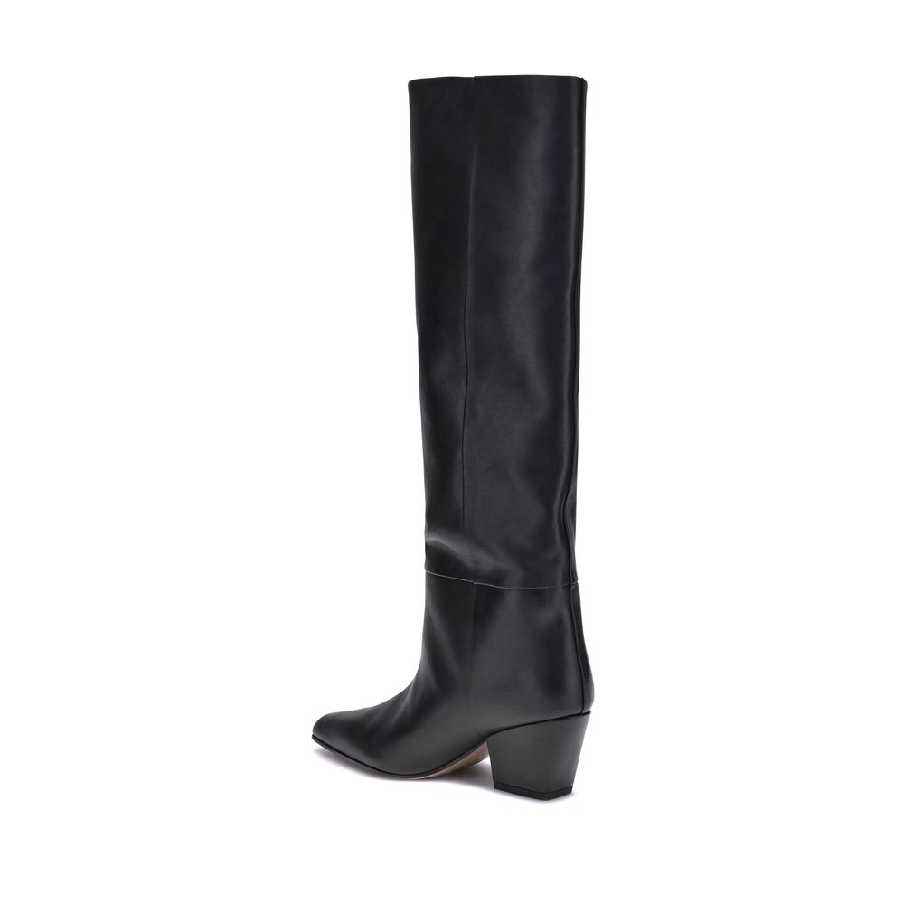 Black Calf Leather Bos Taurus Boots