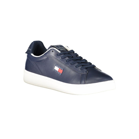 Blue Polyester Sneaker