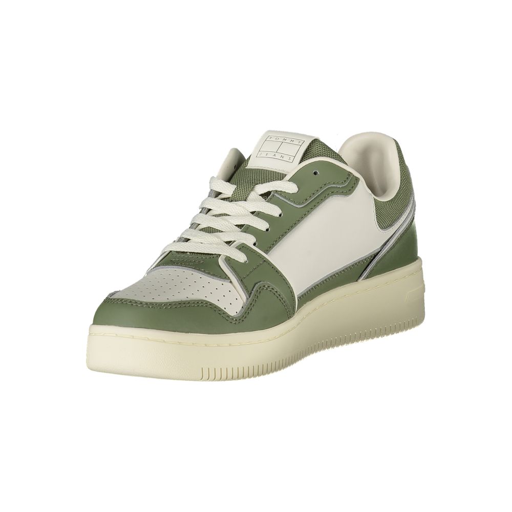 Green Polyester Sneaker