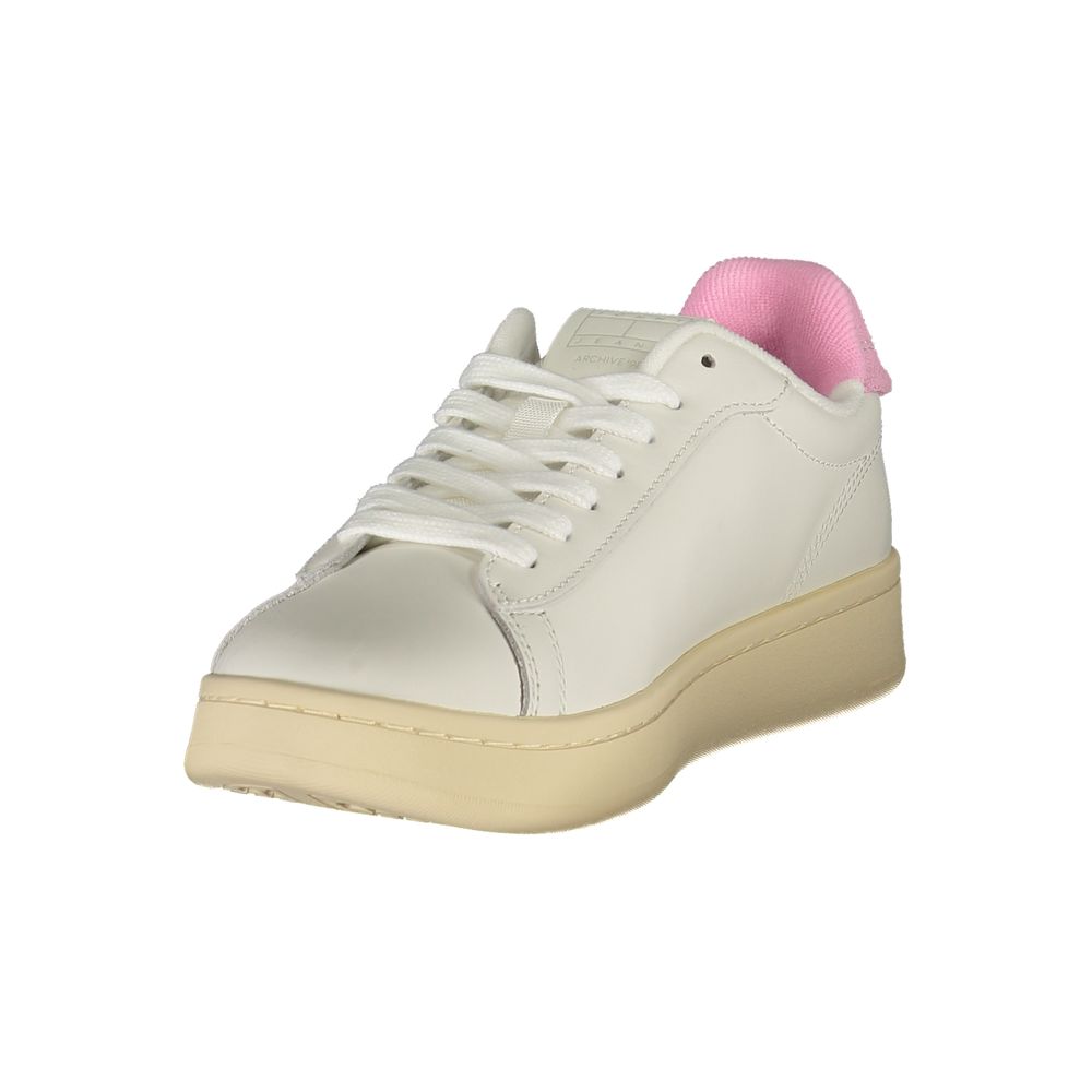 White Leather Women Sneaker