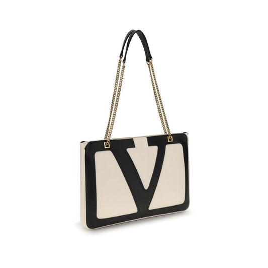 Cream Calf Leather Bos Taurus Shoulder Bag