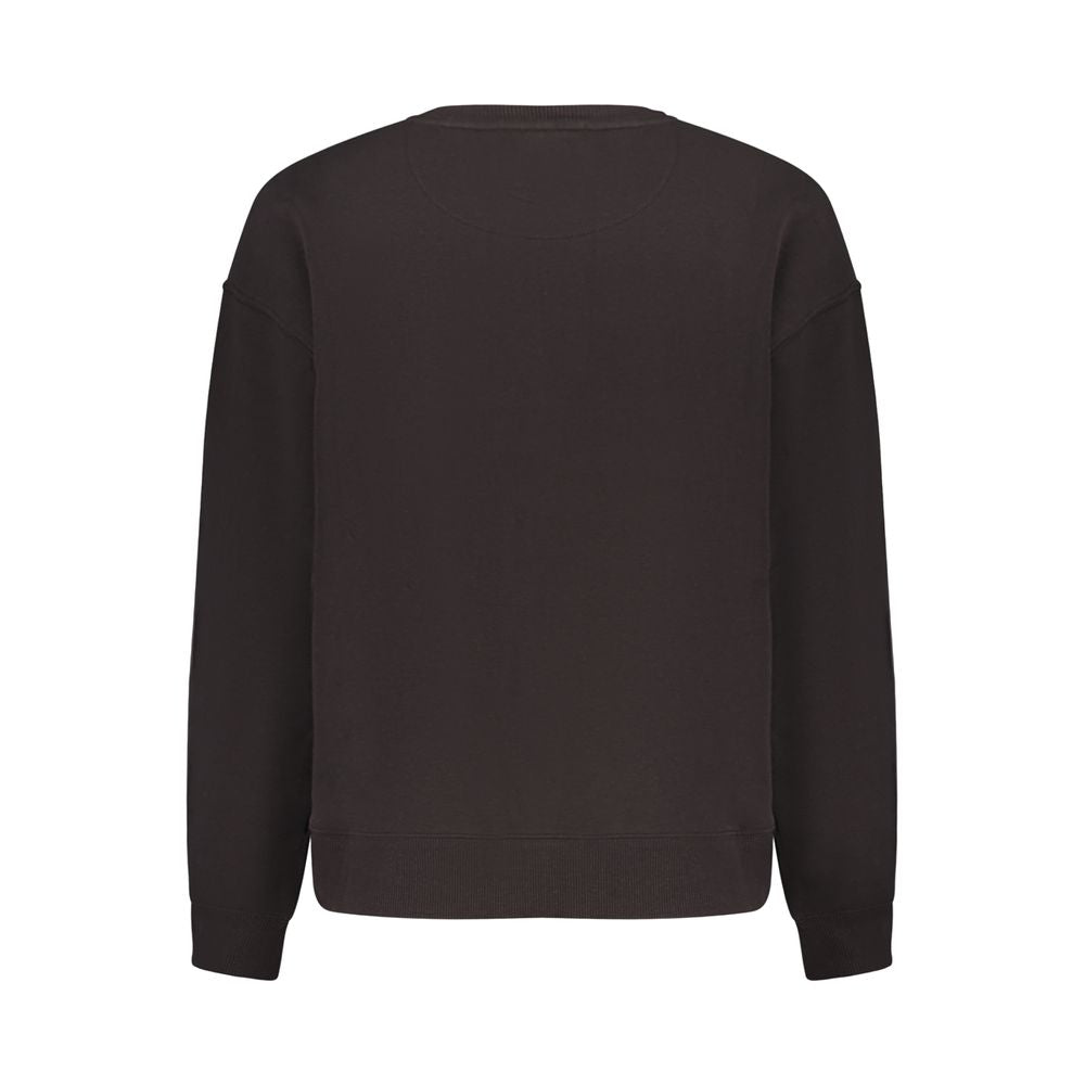 Black Cotton Women Sweater