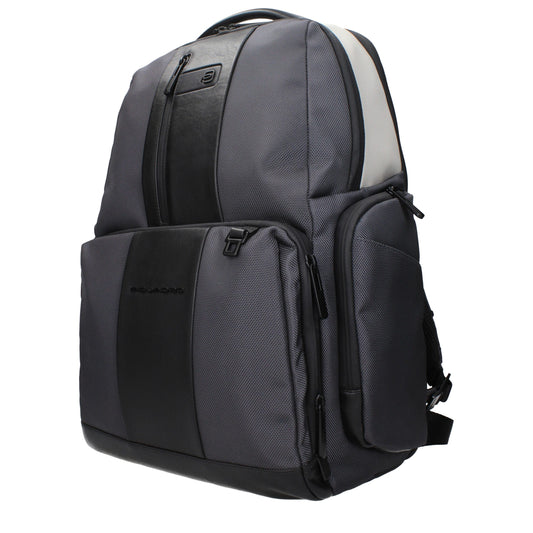 Gray Nylon Backpack