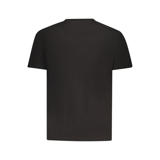 Black Cotton Men's T-Shirt
