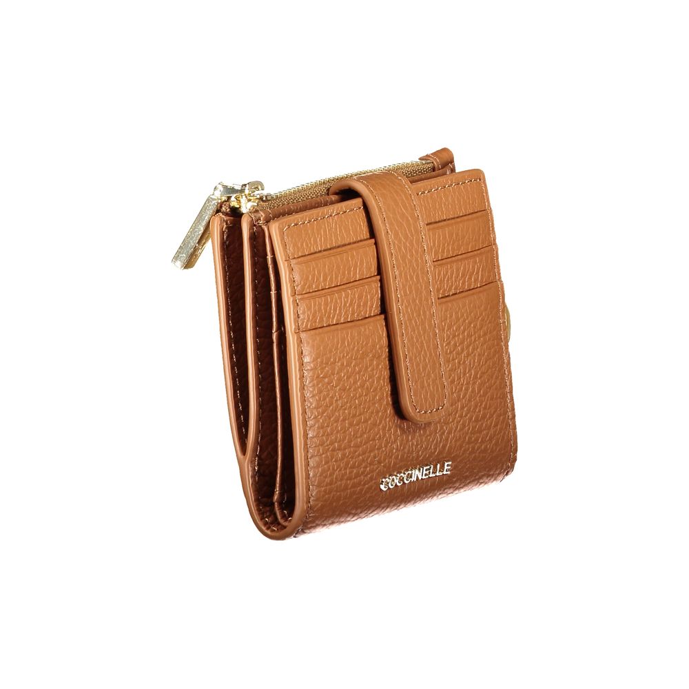 Brown Leather Women Wallet
