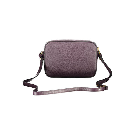 Purple Leather Handbag