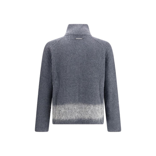 Gray Wool Cardigan