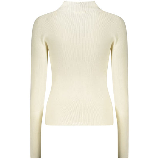 White Wool Women Sweater
