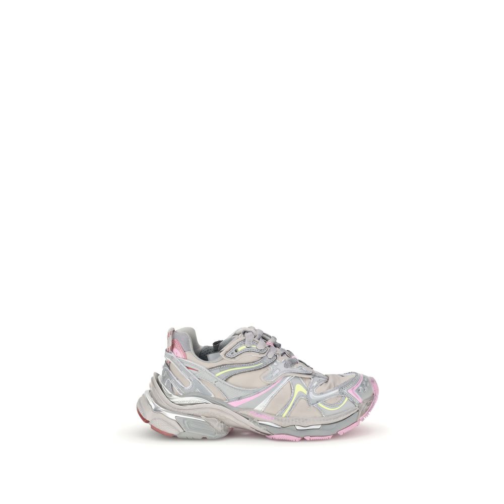 Multicolor Rubber Athletic Sneakers