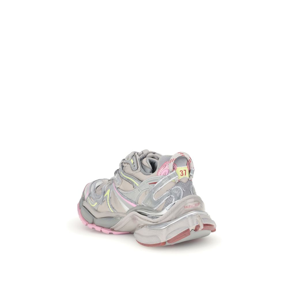 Multicolor Rubber Athletic Sneakers