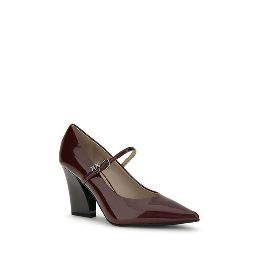 Bordeaux Calf Leather Bos Taurus Pumps