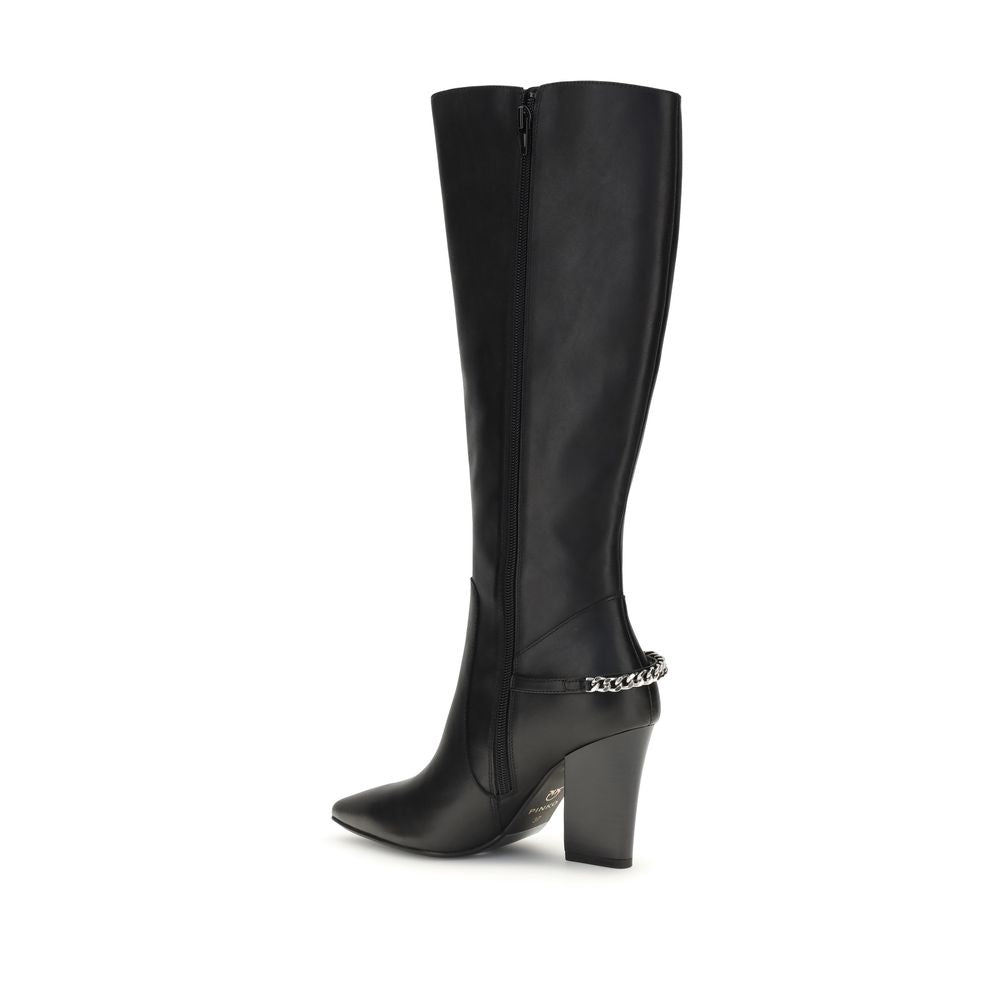 Black Nylon Boots