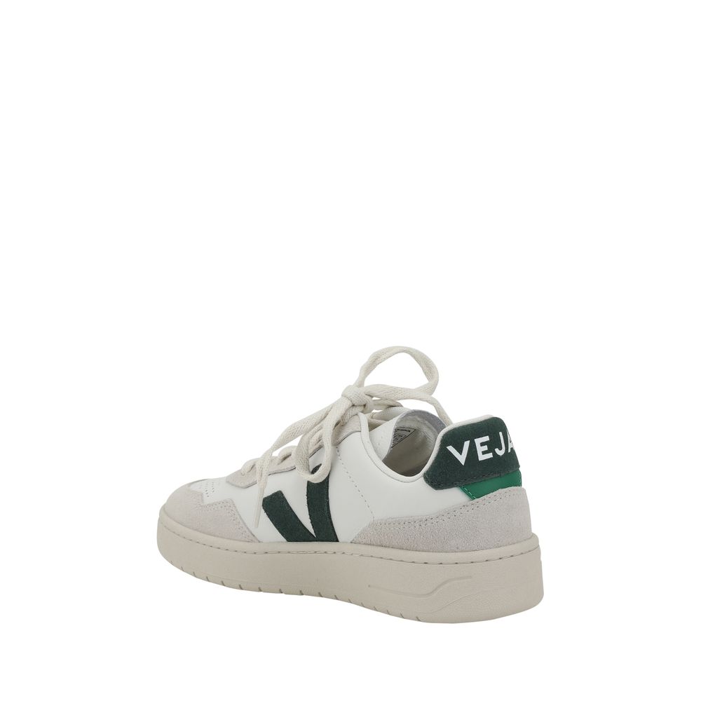 White Rubber Low Top Sneakers