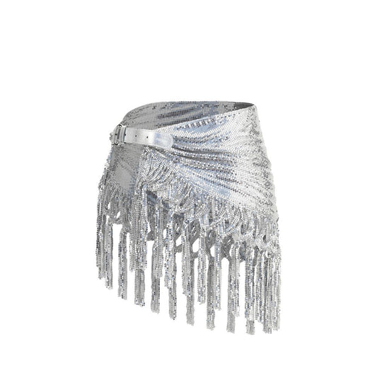 Silver Aluminum Regular Belt