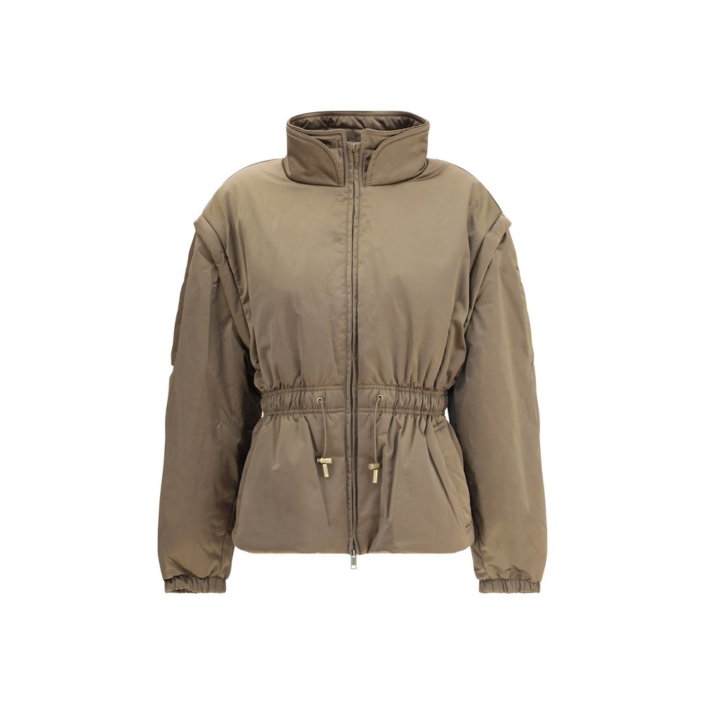 Bicolor Polyester Coat