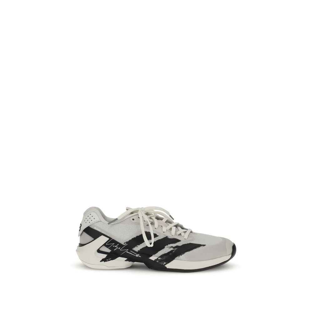 White Fabric Athletic Sneakers