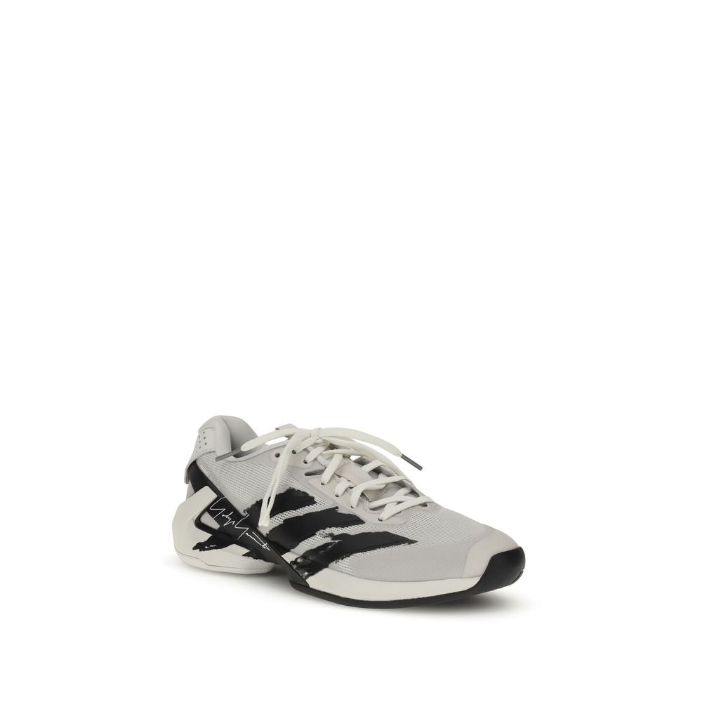White Fabric Athletic Sneakers