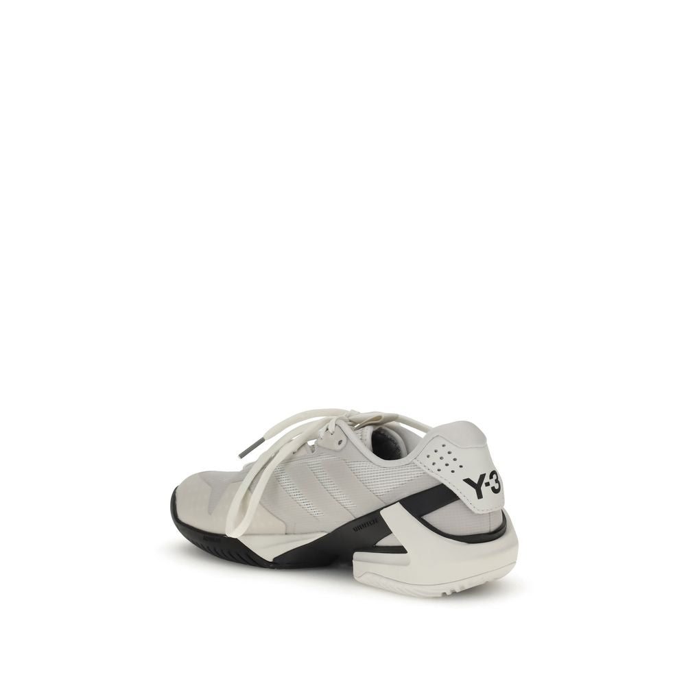 White Fabric Athletic Sneakers