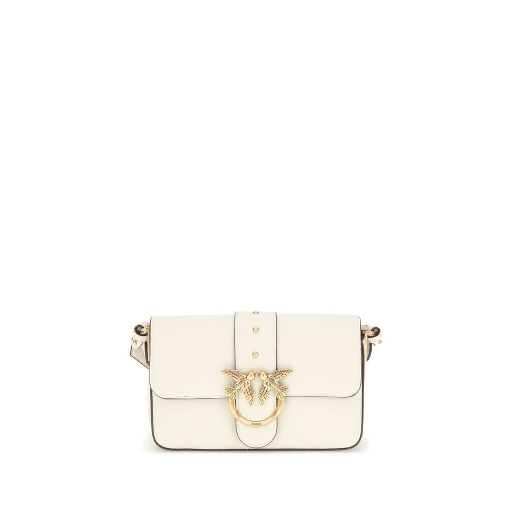 White Calf Leather Bos Taurus Shoulder Bag