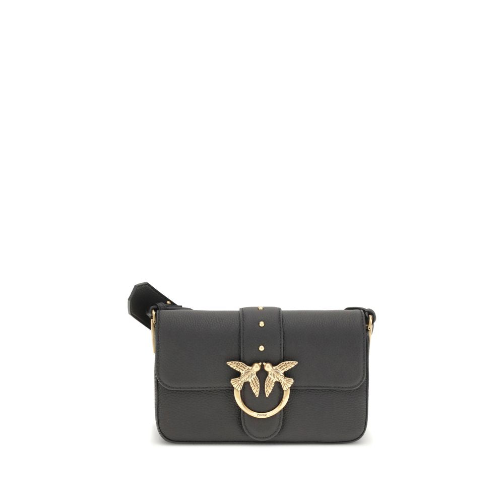 Black Calf Leather Bos Taurus Shoulder Bag