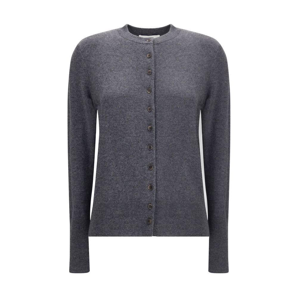 Gray Cashmere Cardigan