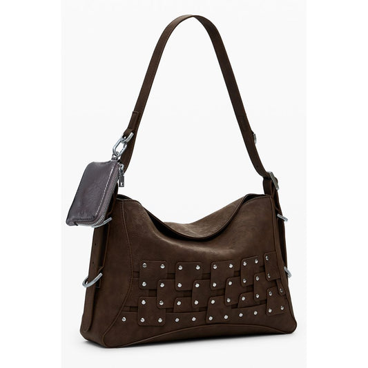 Brown Polyethylene Handbag