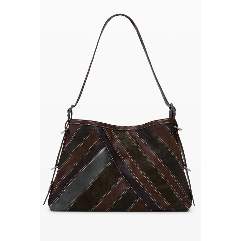 Brown Polyethylene Handbag