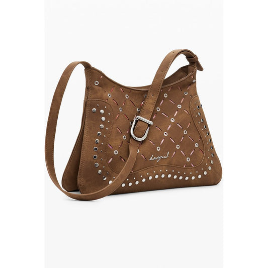 Brown Polyethylene Handbag