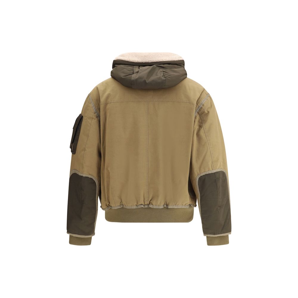 Green Cotton Bomber