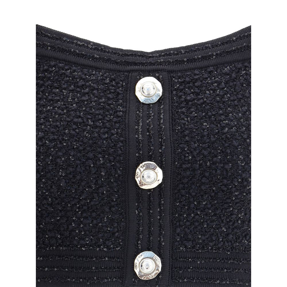 Black Polyamide Top