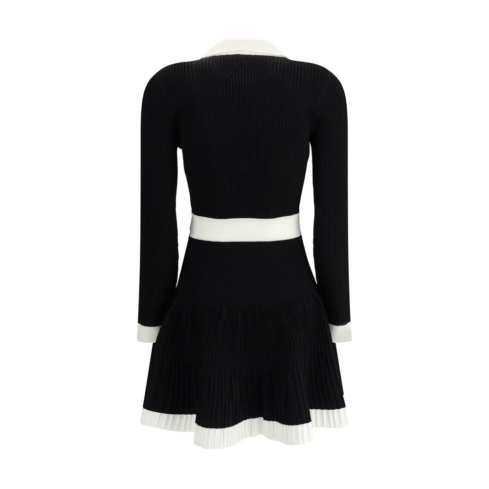 Black Viscose Casual Dress