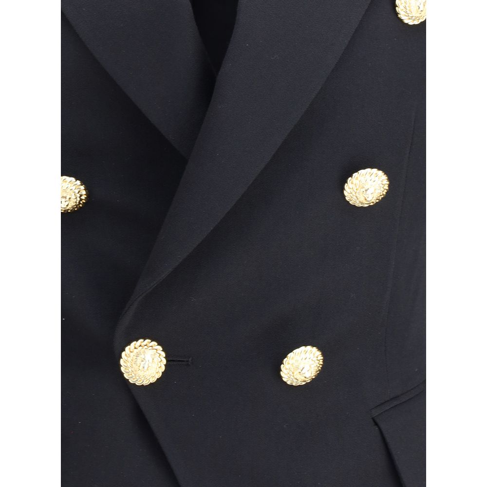 Black Wool Blazer