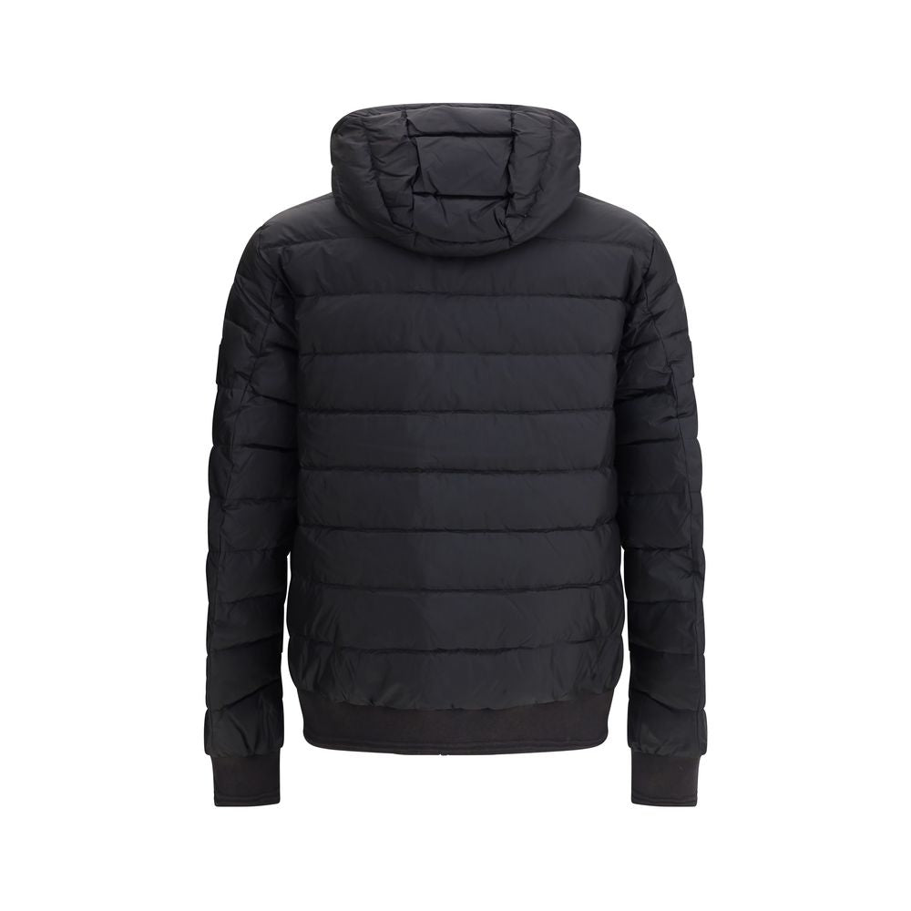 Black Nylon Full-Length Jacket