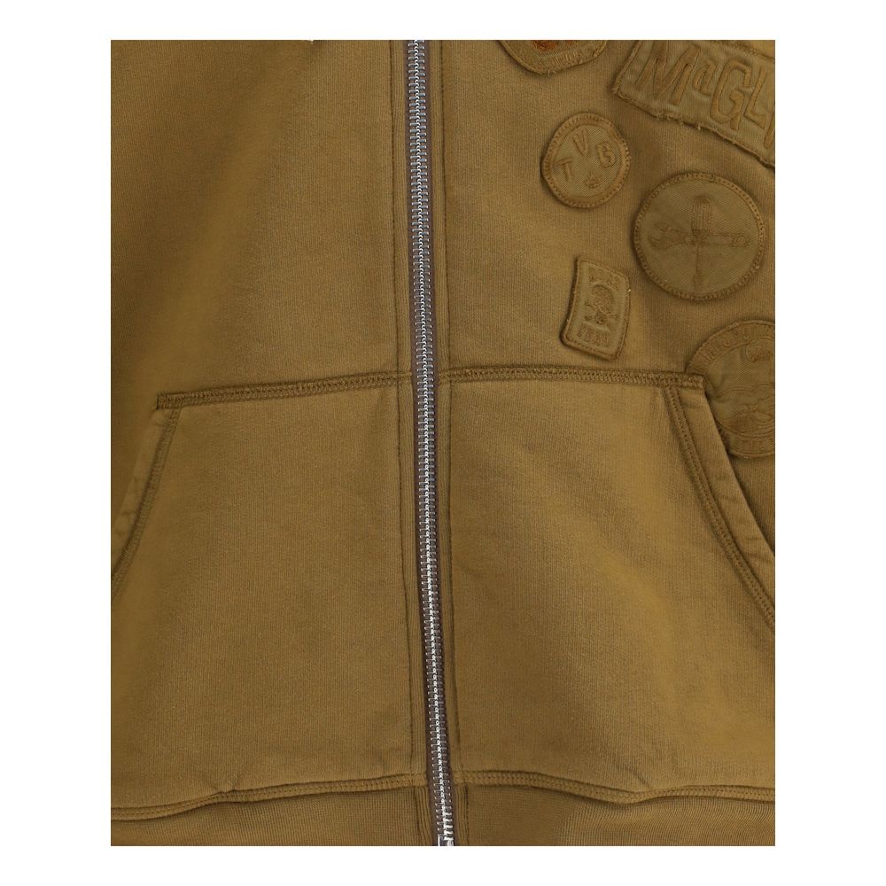 Brown Cotton Sweatshirt